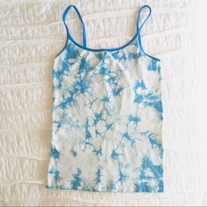 Blue Tie Dye Yoga Tank 5/$25